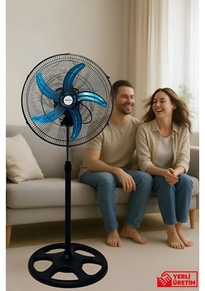 Vantilatör Venüs 18" Sanayi Salınım Fan - 80W Güc 150CM Uzunluk