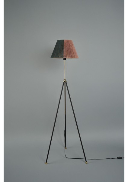 Pier Metal Lambader Siyah-Siyah-Beyaz-Kiremit (38X38X145 Cm) fiyatları