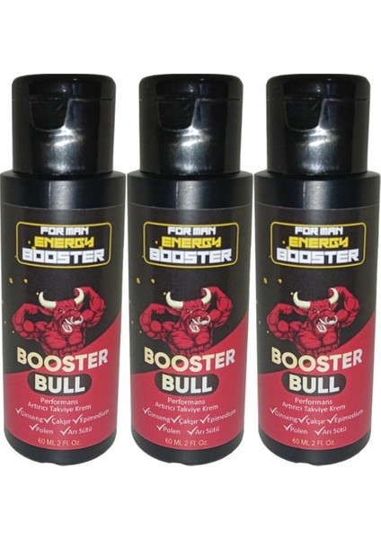 Bull 3 Adet Erkeklere Özel Krem 60 ml - 3 Adet 60 ml LSMYN121
