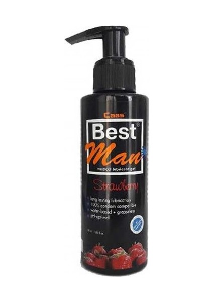 Best Man 150 ml Büyük Boy Çilekli Lubricant Jel