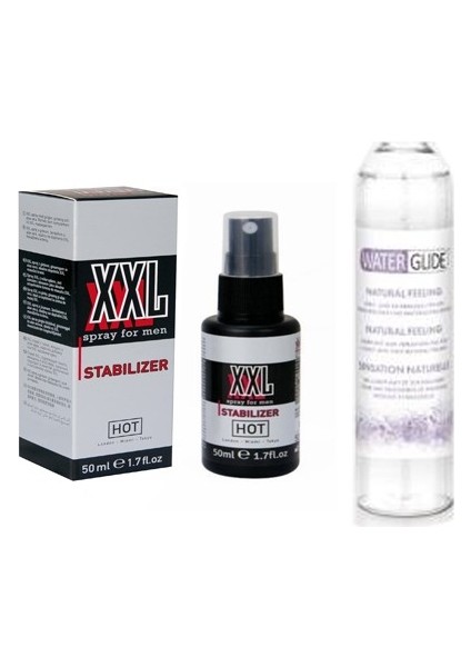 Hintohu Hot Xxl Peak Power For Men Sprey 50 ml Waterglide Natural Lubricant 400 ml