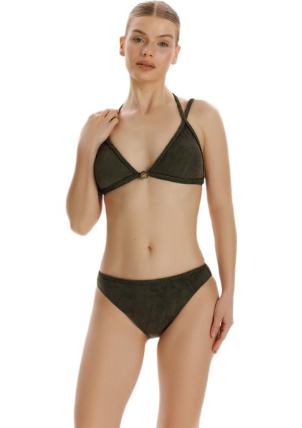 Yeşil Aksesuar Detaylı Bikini Takımı fiyatları