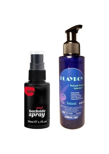 Hintohu Kadınlara Erkeklere Özel Sprey 50 ml - Playboy 125 ml Lubricant Gel