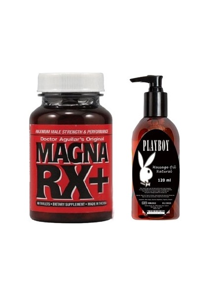 Hintohu Magna Supplement Erkekler İçin 60’lı 60 Peak Power For Men - Playboy Masaj Yağı