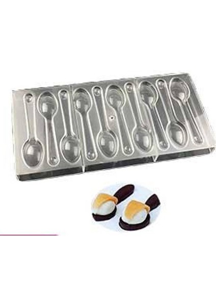 Polikarbon Kaşık Çikolata Kalıbı