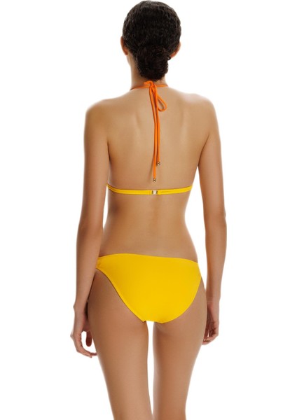 Turuncu Üçgen Bikini Takımı