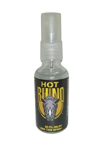Hot Rhino Long Tìme Délay Sprày For Men 30 ml / Cìnsel Ilìşki Sùresini Uzatmak Içìn Géciktìrici Sprey