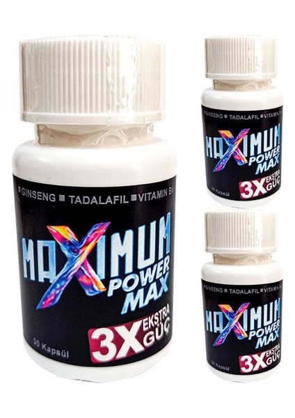 Max 3 Kutu x 30 Adet