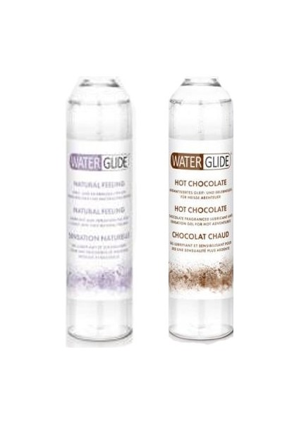 Natural Feeling Lubricant 400 ml Doğal His 1 Ad + Hot Chocolate Lubricant 400 ml Çikolata Aromalı 1 Ad