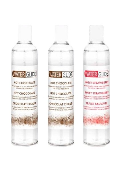 Natural Feeling Lubricant 400 ml Doğal His 2 Ad + Hot Chocolate Lubricant 400 ml Çikolata Aromalı 1 Ad