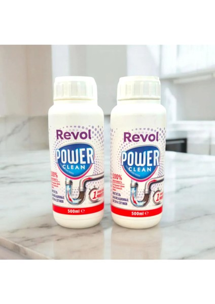 Dök-Aç Rögar-Lavabo-Banyo Gider Açıcı 2'li Set 500 Ml.