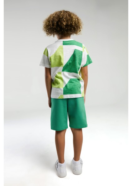 Erkek Çocuk Yeşil Pijama Takım 50310791-VR054