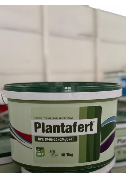 Plantafert Sıvı Gübre Npk 19-06-20+ 2mgo + Te 10 LITRE/15KG