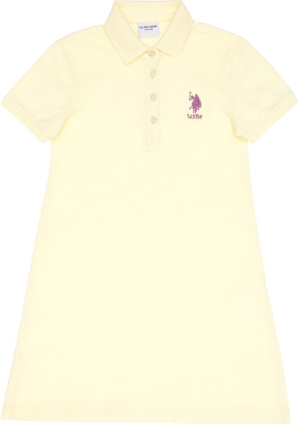 Kız Çocuk Limon Elbise (Örme) 50306051-VR035