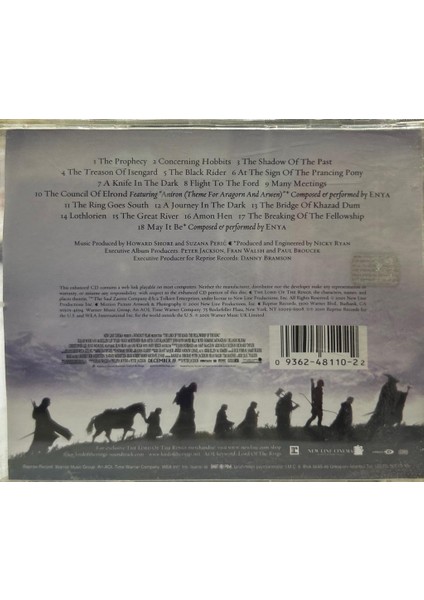 CD - The Lord Of The Rings - The Fellowship Of The Ring CD