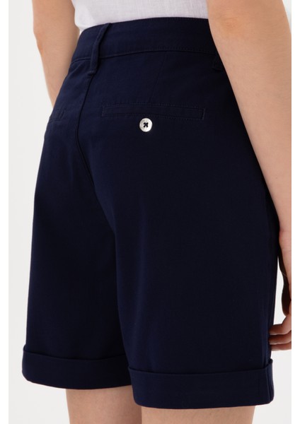 Kadın Lacivert Şort / Bermuda 50309125-VR033