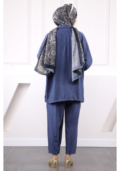 Indigo Tunik Pantolonlu Takım modelleri