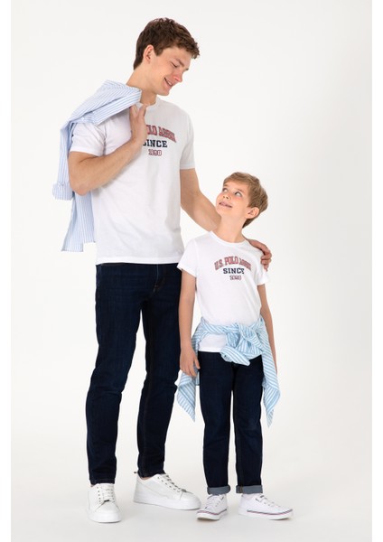 Erkek Çocuk Beyaz Tişört 50307174-VR013