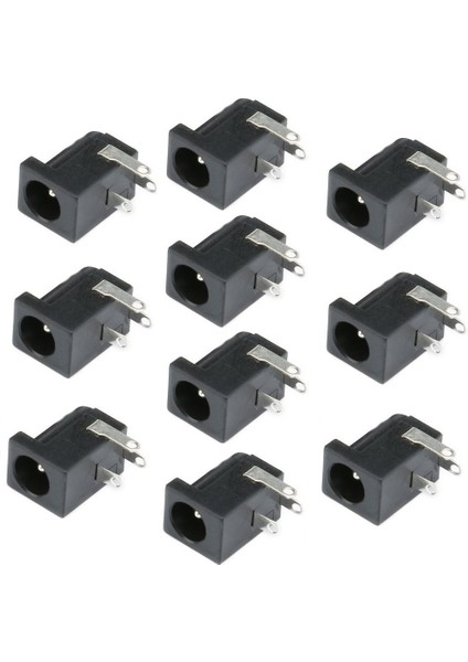 Power Güç Giriş Konnektörü Pcb Şase Tip (2.5mm) - 10 Adet