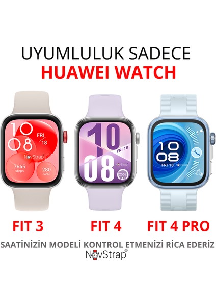 Huawei Watch Fit 4 Pro/Fit 4/Fit 3 ile Uyumlu Kordon Kayış Metal Hasır Örgü Çelik Kordon