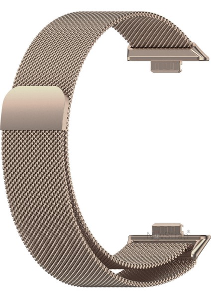 Huawei Watch Fit 4 Pro/Fit 4/Fit 3 ile Uyumlu Kordon Kayış Metal Hasır Örgü Çelik Kordon