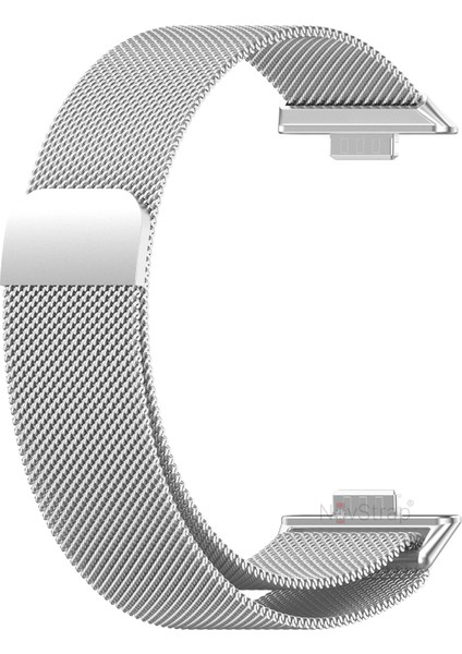 Huawei Watch Fit 4 Pro/Fit 4/Fit 3 ile Uyumlu Kordon Kayış Metal Hasır Örgü Çelik Kordon
