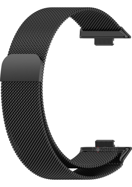 Huawei Watch Fit 4 Pro/Fit 4/Fit 3 ile Uyumlu Kordon Kayış Metal Hasır Örgü Çelik Kordon