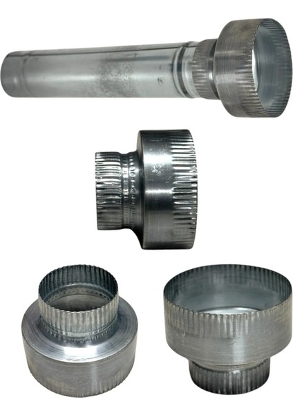 Soba Borusu Dönüitürücü - Boru Dönüitürücü Adaptör 8cm'den 13CM'YE