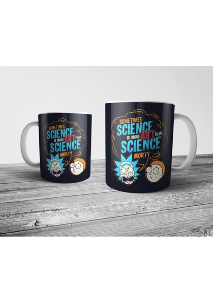 Rick And Morty Kupa Bardak Model 3