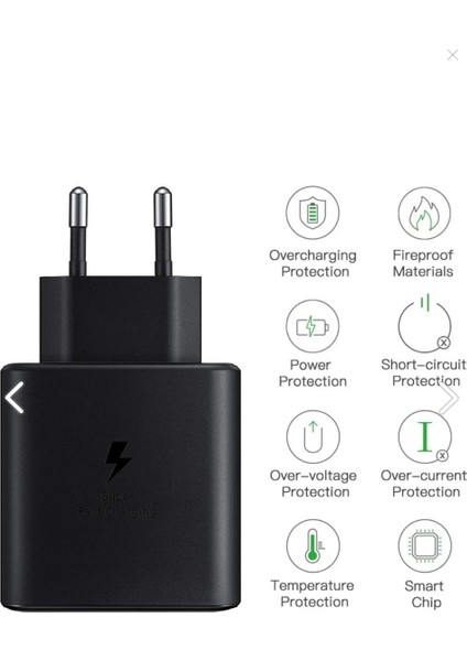 45W Pd Type-C Hızlı Şarj Adaptörü – Akıllı Güç Kontrolü – Güvenli ve hızlı şarj