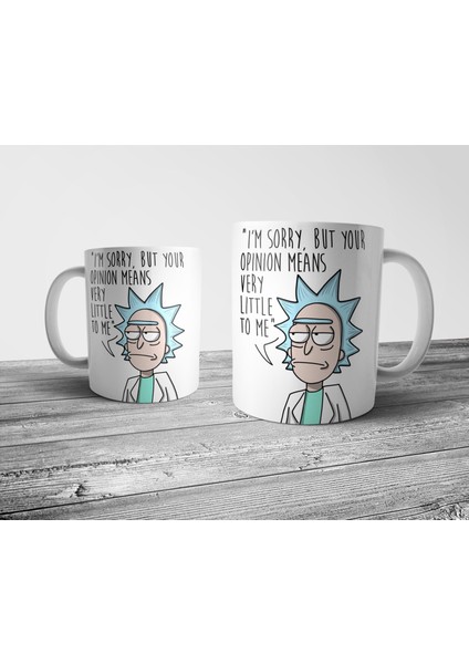 Rick And Morty Kupa Bardak Model 6