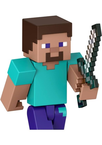 Minecraft Steve Figür Oyuncak Seti – 8 cm Kılıç ve Üretim Masası Aksesuarl fırsatları