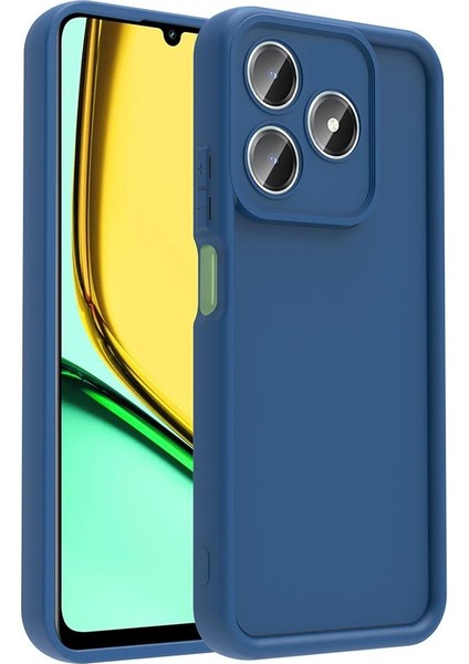 Realme C63 Kılıf Kamera Korumalı Ananas Silikon Kapak