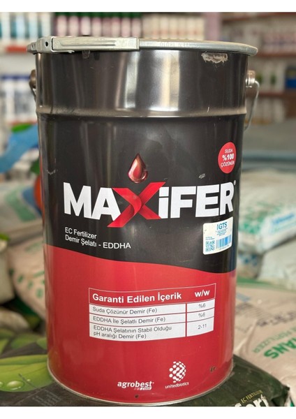 Maxifer %6 Eddha Ile Şelatlı Demir (Fe) 15 kg