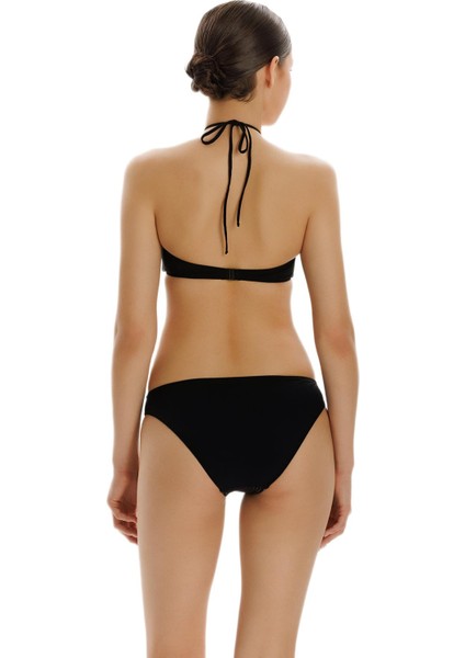 Siyah Normal Bel Bikini Alt