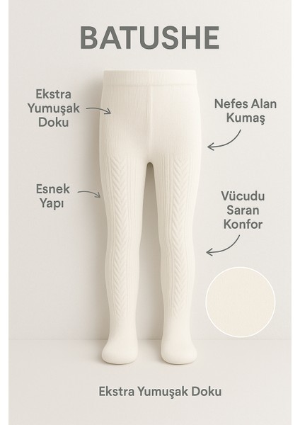 Bebek Külotlu Çorap Pamuklu – Beyaz Külotlu Çorap – Fileli - Desenli - Yeni Doğan - Okul Çorabı – 6-18 Ay - bebek külotlu çorap