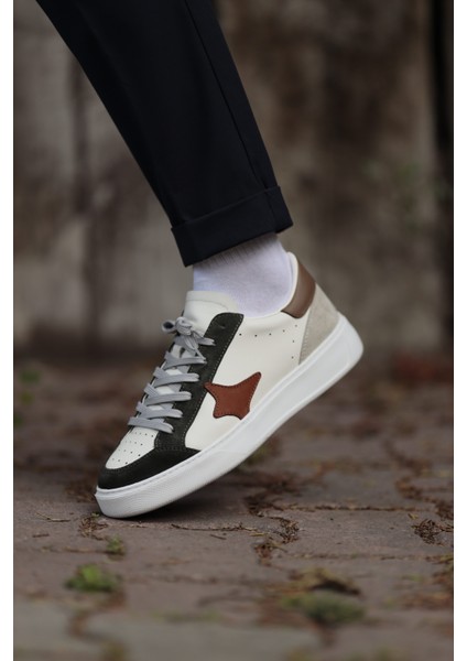 Berry Model Hakiki Kombinasyonlu Deri Ithal Taban Sneaker Ayakkabı modelleri