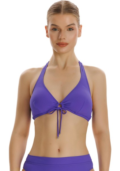 Mor Bikini Üstü