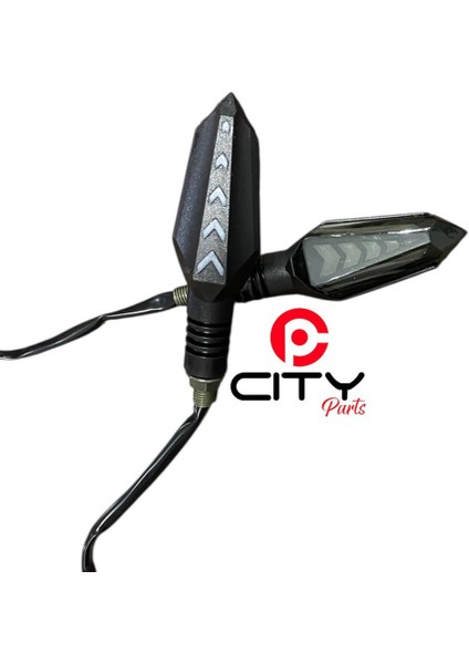LED Sinyal Ok Desen (Sarı) Kayar Ledli