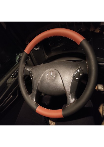 Mercedes Axor 1840 Dikmeli Direksiyon Kılıfı (Kahverengi Siyah) fiyatları