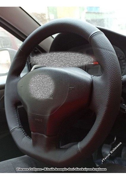 Citroen C-Elysee Araca Özel Deri Direksiyon Kılıfı