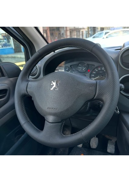 Citroen Berlingo Araca Özel Direksiyon Kılıfı Nokta Düz Gri Ip fiyatları