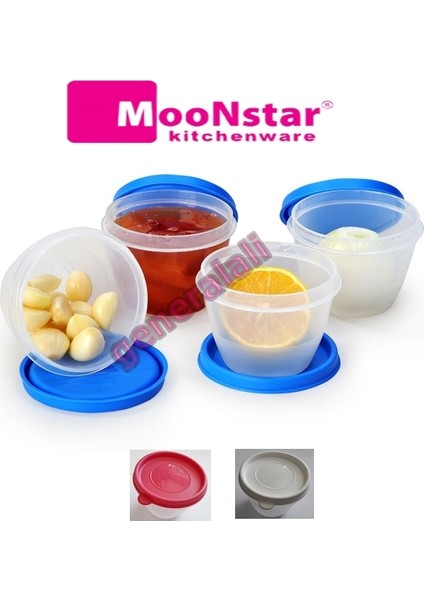 Moonstar Mıcro Gıda Saklama Kabı 4X175 ml MIC-410