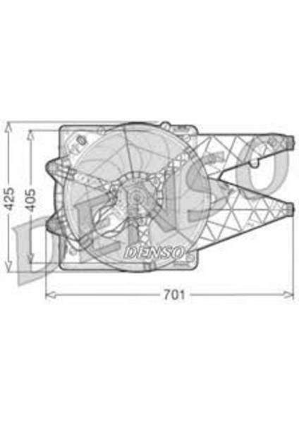 DER09101 Fan Motoru Doblo 09- 1.6 Jtd 2.0 Jtd