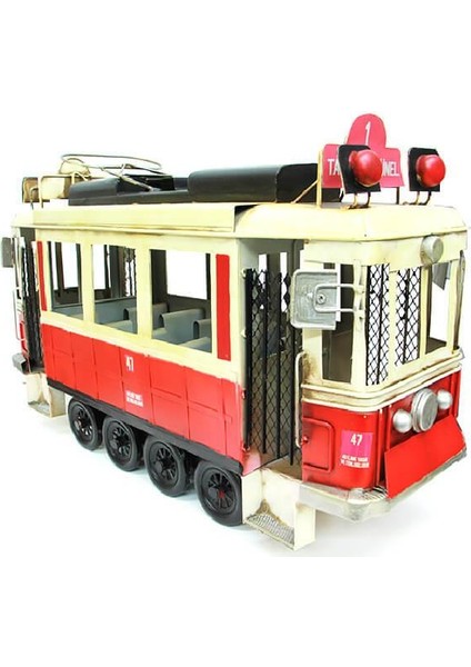 Metal Taksim Tramvay Büyük Biblo Dekoratif Hediyelik fiyatları