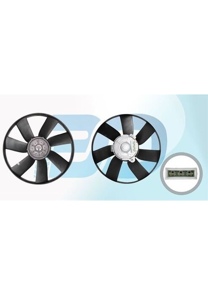 Wısco 1H0959455D Fan Motoru Davsız Klimalı (305 Mm-3 Fıs-7 Kanat) Vw Golf 3 Polo 1.6 96 -