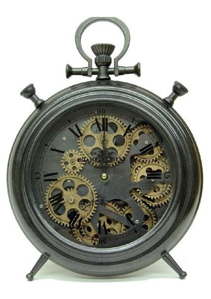 Saat Çarklı Masa Saati Duvar Saati Dekoratif Hediyelik