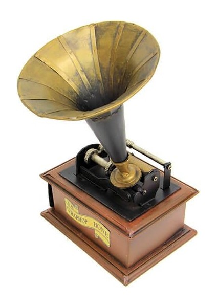 Dekoratif Metal Gramofon Kutu Hediyelik fırsatları