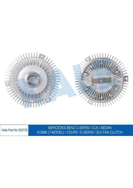 352725 Fan Termık Mercedes Benz C-Serısı / Clk / Sedan / Kom