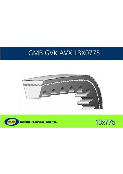 AVX13X775HD V Kayışı 13×775LA Kia Seat Nissan